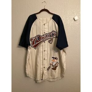 NWOT Disney Parks Vintage Snow White 7 Dwarfs Grumpy baseball jersey XL